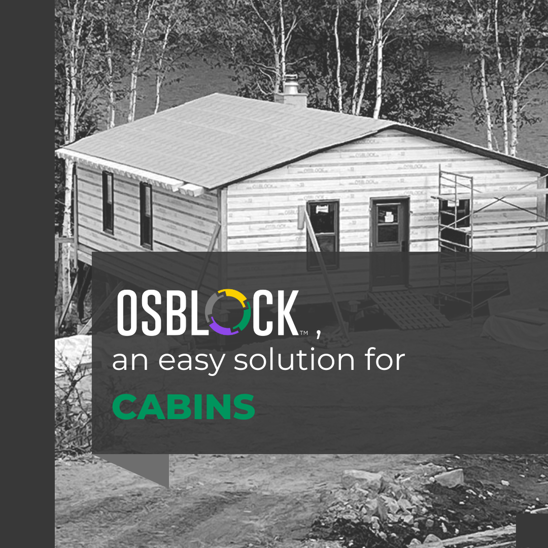 OSBLOCK™, an easy solution to build cabins