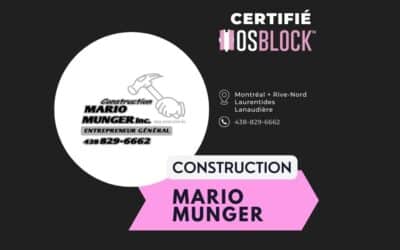 Construction Mario Munger